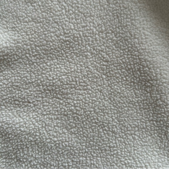 U.S. Polo Assn. Quarter Zip Fleece Jacket White Navy Large Grandadcore - Picture 9 of 9